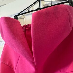 Vibrant Pink Strapless Dress